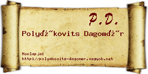 Polyákovits Dagomér névjegykártya